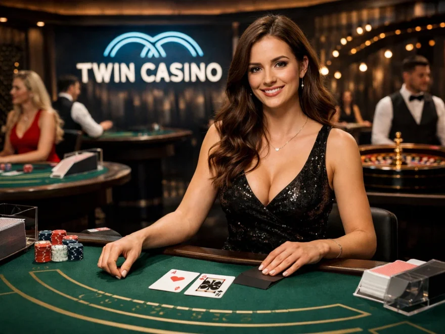Twin Casino live casino: jogo com dealer online - 1